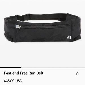 lululemon fast and free run belt